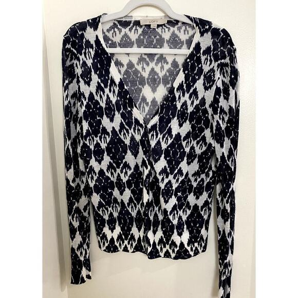Ann Taylor LOFT Cardigan Button Up Sweater - Size L (EUC) - Picture 1 of 5